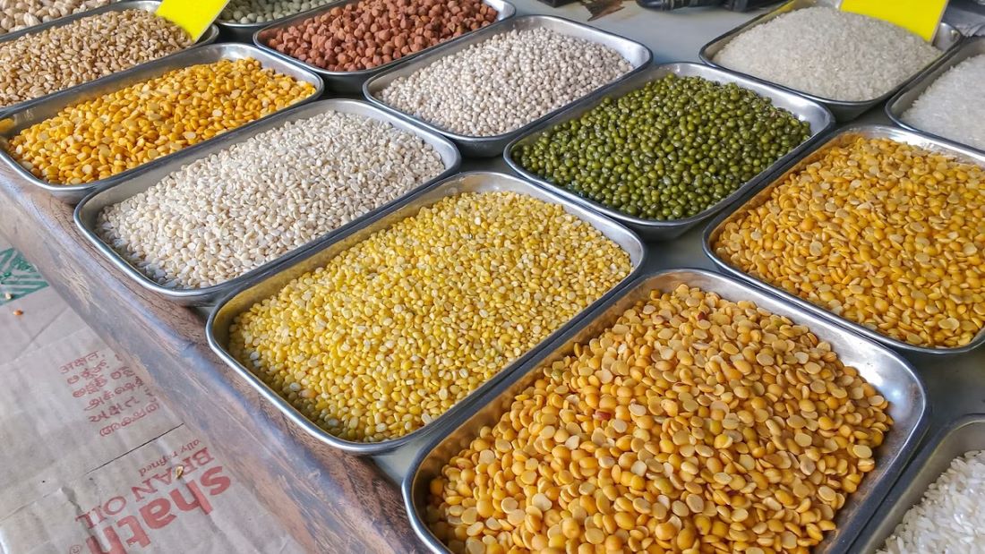 Production of grains pulses and oilseeds